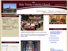 Tablet Screenshot of holytrinityhartington.com